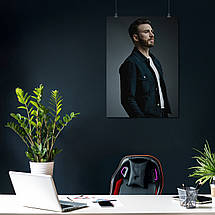 Плакат "Кріс Еванс, Chris Evans", 60×43см, фото 3
