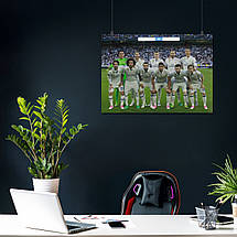 Плакат "Футбольна команда клубу Реал Мадрид, Real Madrid", 43×60см, фото 3