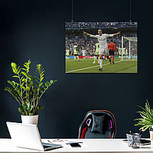 Плакат "Футболіст Гарет Бейл, Реал Мадрид, Gareth Bale, Real Madrid", 43×60см, фото 3