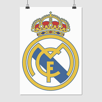Плакат "Реал Мадрид, футбольний клуб, Real Madrid", 60×43см, фото 1
