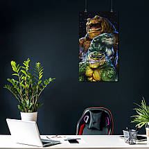 Плакат "Бойові жаби, Battletoads", 60×34см, фото 4