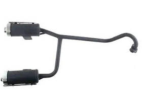Глушник ATV 110/125 (подвійний, чорний) FLD