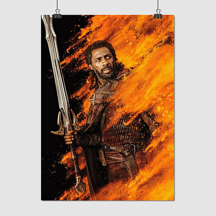 Плакат "Тор 3: Раґнарок, Хеймдалл, Ідріс Ельба, Thor: Ragnarok", 60×43см, фото 1