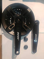 Зірки велосипедні (передні) 24/34/42T (+2 шатуни L-170mm, квадрат, чорні, із захистом) (PHCW-A421) KL