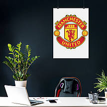 Плакат "Манчестер Юнайтед, футбольный клуб, Manchester United", 60×43см, фото 3