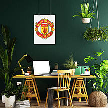 Плакат "Манчестер Юнайтед, футбольный клуб, Manchester United", 60×43см, фото 5