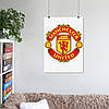 Плакат "Манчестер Юнайтед, футбольный клуб, Manchester United", 60×43см, фото 6