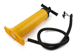 Насос ручний для матраців та човнів (жовтий)