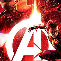 Плакат "Месники, Війна Нескінченності, червона команда, Avengers: Infinity War (2018)", 60×40см, фото 3