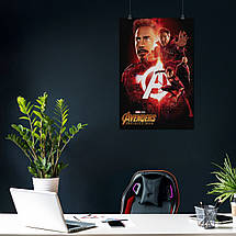 Плакат "Месники, Війна Нескінченності, червона команда, Avengers: Infinity War (2018)", 60×40см, фото 4