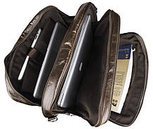 Чоловіча офісна стильна сумка John McDee JD7289C, фото 2