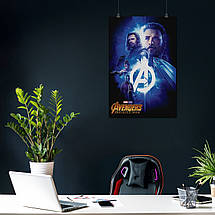 Плакат "Месники, Війна Нескінченності, синя команда, Avengers: Infinity War (2018)", 60×40см, фото 4