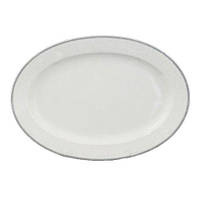 Блюдо овальне з бортом Thun Opal (Обводка сира) довжина 36 см порцеляна (8034800)