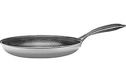 Сковорода Vinzer 3D Cube Induction Line d28 см h4,8 см неіржавка сталь з антипригарним покриттям (50403 Vinzer)