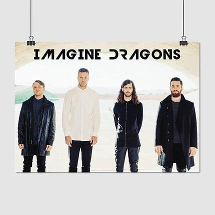 Плакат "Imagine Dragons", 43×60см, фото 1