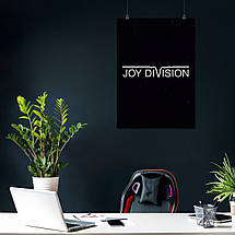 Плакат "Джой Дивіжн, лого, Joy Division", 60×43см, фото 4