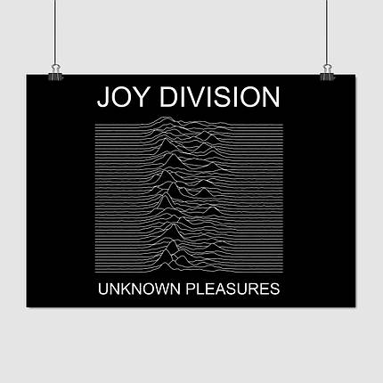 Плакат "Джой Дивіжн, лого, Joy Division", 43×60см, фото 1