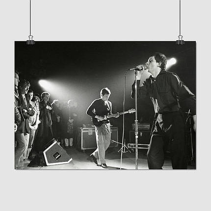 Плакат "Джой Дивіжн, концертне ретрофото, Joy Division", 43×60см, фото 1