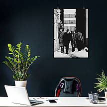 Плакат "Джой Дивіжн, на вулиці, ретрофото, Joy Division", 60×43см, фото 4