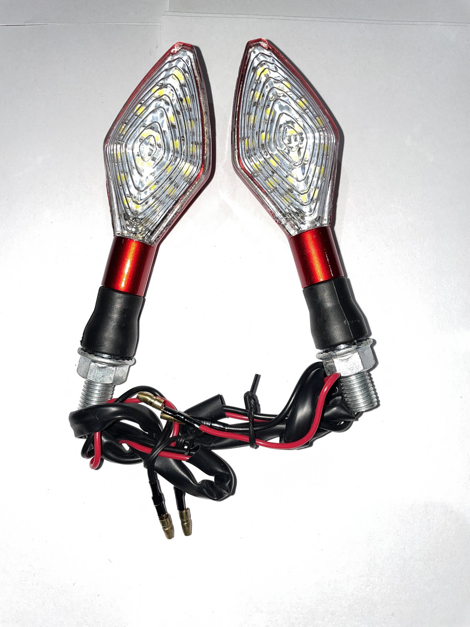 Поворот світлодіодний, човен (15 LED, біле скло) JS