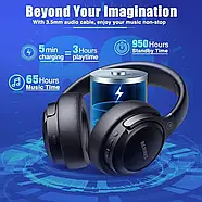 Бездротові навушники TWS BERIBES WH202A Bluetooth 5.1 USB-C, фото 4
