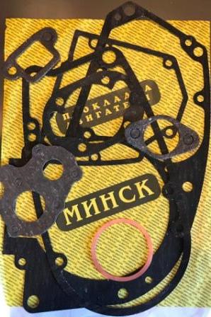 Прокладки двигуна (набір) МІНСЬК 12V (пароніт+мідь) VDK