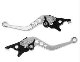 Важелі керма відкидні (колір метал) ATV, Lifan, Minsk, Shineray, Pitbike (mod 2) FLD