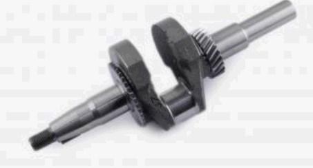 Колінвал м/б 168F/170F (6,5/7Hp) (під шпонку, Ø20mm) (з шестернями) WENTOR