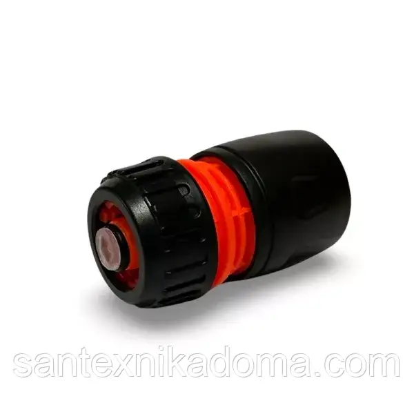 Конектор для шлангів поливу UKR-007 3/4" с аквастопом