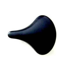 Сідло велосипедне (пластик, чорне) FM