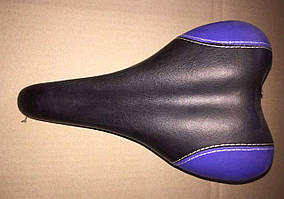 Сідло велосипедне (синє) (mod:9) DS