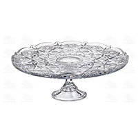 Тортниця Bohemia Miranda на ніжці d31 см скло (69003/99018/310)