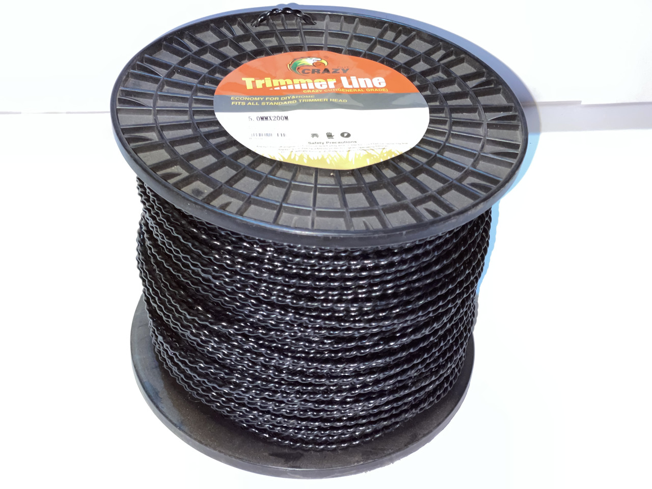Лісочка мотокоси Ø5,0mm, 200 метрів (кіска, чорна)