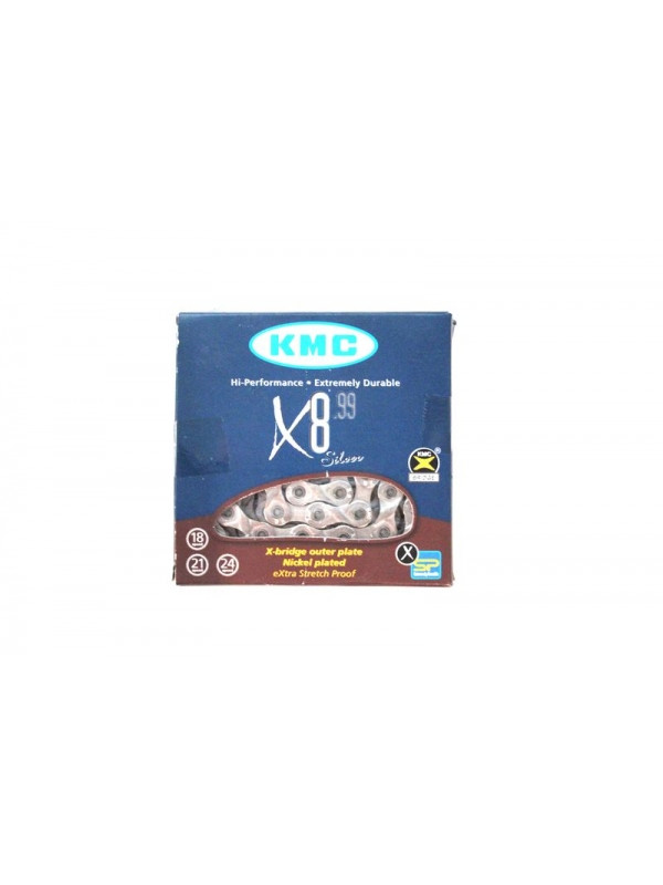 Ланцюг велосипедний (1/2х3/32 116L, 21-24 ск) (X8) (KMC) KL