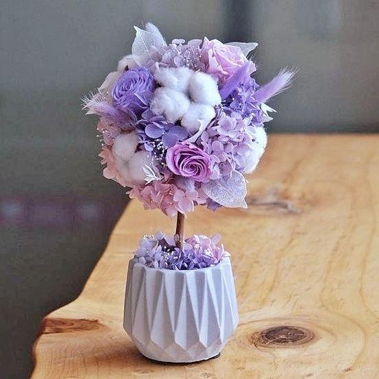 Топіарій зі штучних флористичних матеріалів