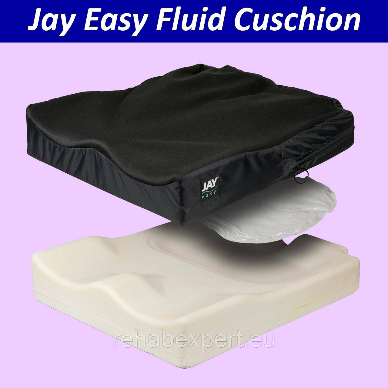 Подушка для позиціювання Sunrise Medical Jay Easy Fluid Cuschion 42x42 cm / 150kg Used