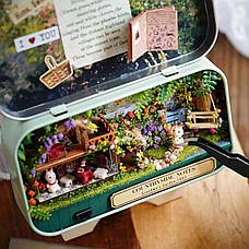 Конструктор 3D DIY Міні Румбокс в металевій скриньці COUNTRYSIDE NOTES "Harry and Bella" 4004, фото 5
