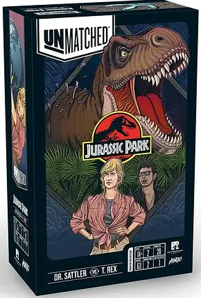 Настільна гра Unmatched: Jurassic Park – Dr. Sattler vs. T. Rex, фото 1