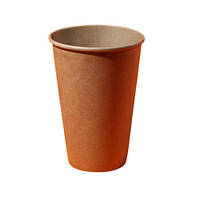 Склянка паперовий L Крафт 500 мл d9 см (197506/50шт)