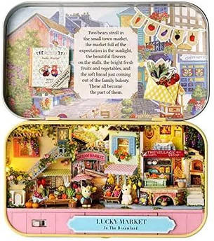 Конструктор 3D DIY Міні Румбокс в металевій скриньці LUCKY MARKET "Neil and Ava" Q 008, фото 3