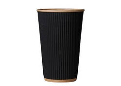 Склянка гофра Iris-Plast Eco чорний 275 мл (102750)