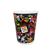 Стакан паперовий Iris-Plast Double wall календар 400 мл (102643)