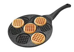 Сковорода Edenberg для вафлей d27 см алюміній з мармуровим покриттям (7517 EB)