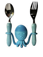 Столові прибори Lagarto Восьминіг дитячі 3 предмети неіржавка сталь (8620)
