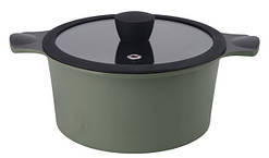 Каструля Ringel Zitrone Olive 2,5 л d20 см h9,5 см антипригарне покриття (2108-20Olive RG)