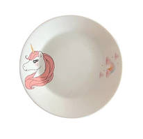 Тарілка десертна Vinnarc Unicorn d17,8 см склокераміка (7300)