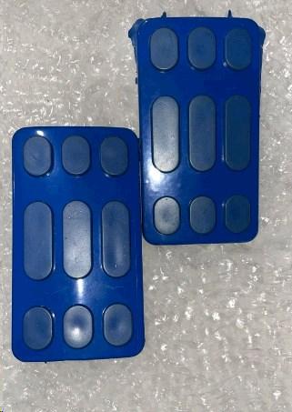 Гумки підніжок водія Delta (сині, метал-сині) EVO