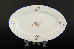 Блюдо овальне 26 см Bernadotte Гуси 5936B52