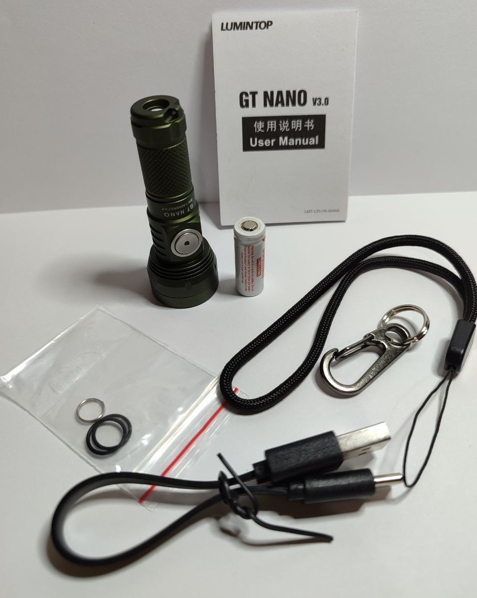 Кишеньковий ліхтарик Lumintop GT Nano 3.0 700 люмен 400 метрів EDC брелок зелений