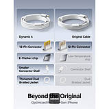 Кабель зарядний Baseus Dynamic 4 PD100W Type-C - Type-C (2m) 480Mbps Темно-синій, фото 3